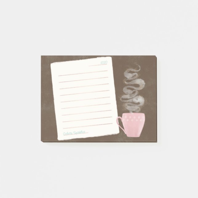 Bloco De Notas Notas do Café (Frente)