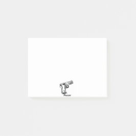 Bloco De Notas Notas do Cargo-it® da arma