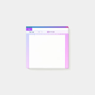 Bloco De Notas Notas do Cargo-it® do original do computador