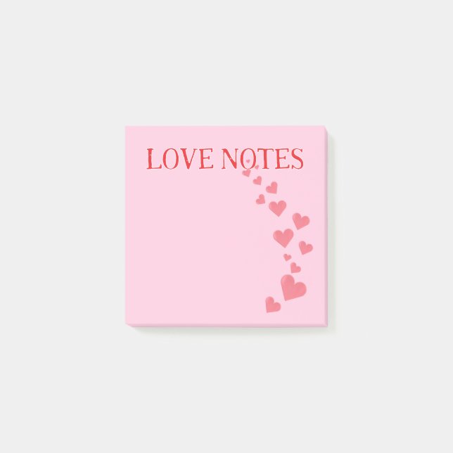 Bloco De Notas Notas do Dia dos Namorados | Notas de Amor (Frente)