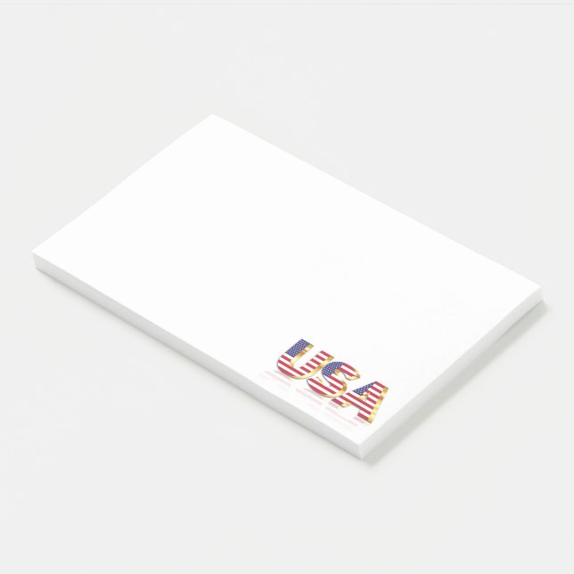 Bloco De Notas Notas do Flag EUA Sticky (Inclinado)