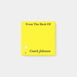 Bloco De Notas Notas do Golf Themed