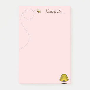 Bloco De Notas Notas do Honey Do Poste-it