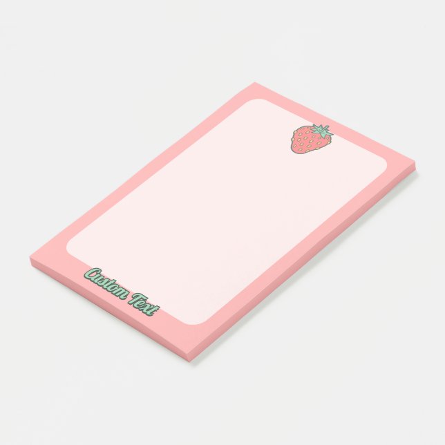 Bloco De Notas Notas do ícone Strawberry (Inclinado)