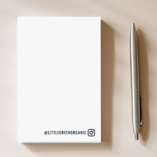 Bloco De Notas Notas do Instagram Sticky Seu Posto Insta Name®