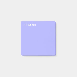 Bloco De Notas Notas do Lil Notes Purple Posta-it