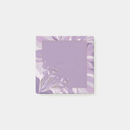 Bloco De Notas Notas do Pastel Floral Sticky