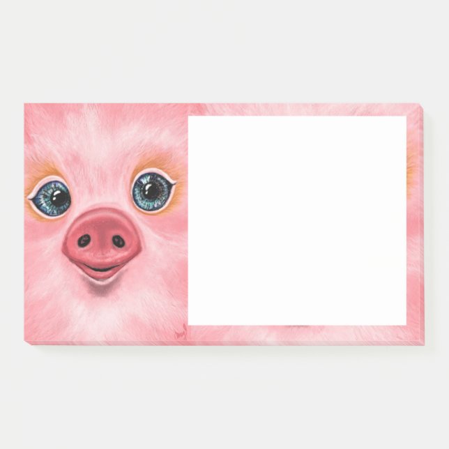 Bloco De Notas Notas do Pig Sticky (Frente)