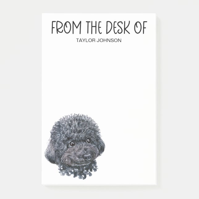 Bloco De Notas Notas do Poodle Lover (Frente)