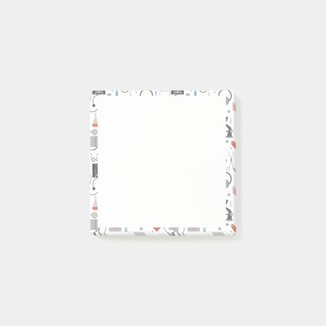 Bloco De Notas Notas do Posto de Campo Médico (Frente)