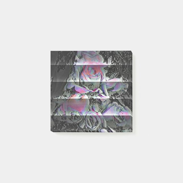 Bloco De Notas Notas do Posto do Buquê Techno (Frente)