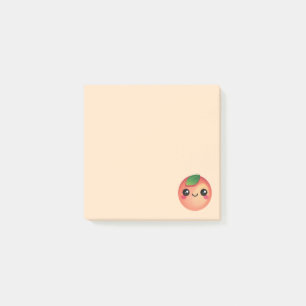 Bloco De Notas Notas do Posto Kawaii Peach