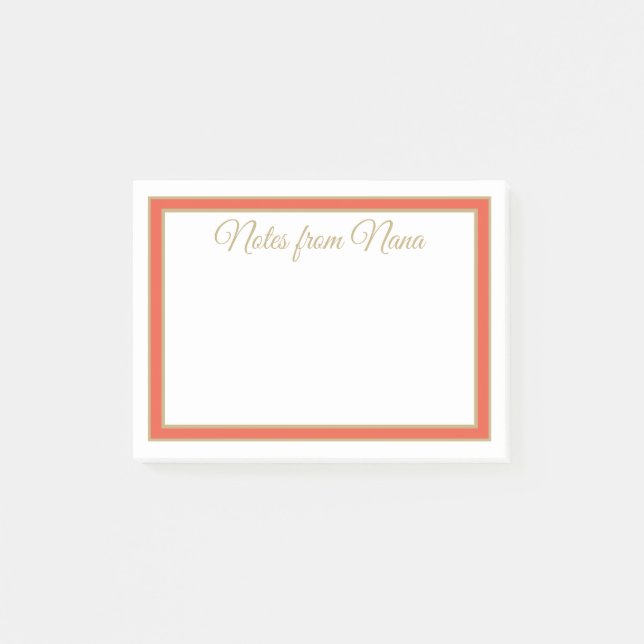 Bloco De Notas Notas do posto Nana que ele anota (Frente)