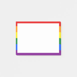 Bloco De Notas Notas do Posto Rainbow Pride