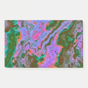 Bloco De Notas Notas do Posto Sour Marble