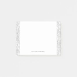 Bloco De Notas Notas do White Lace Post-it®