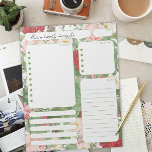 Bloco De Notas Notas e lista de tarefas do planejador diário de r