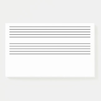 Bloco De Notas Notas enormes da música