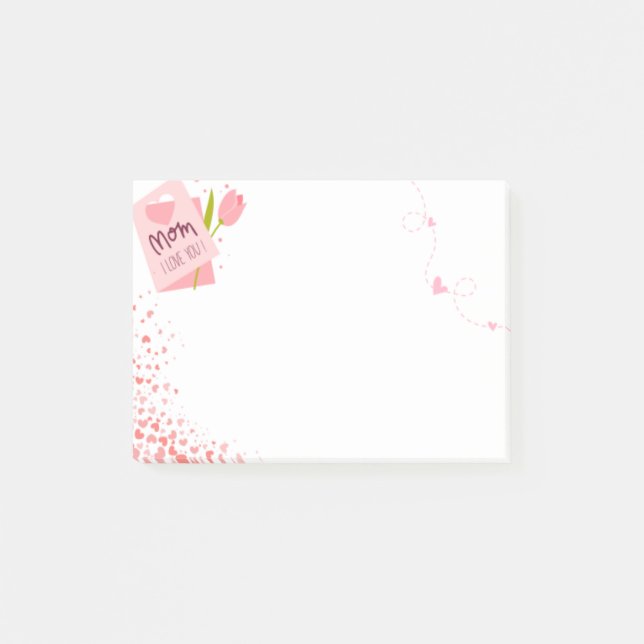 Bloco De Notas notas imprimíveis sobre a ideia de presentes da mã (Frente)