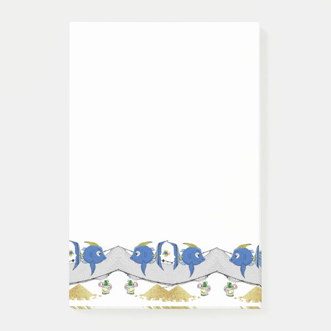 Bloco De Notas Notas  Minhocas de Pesca Areia (Frente)