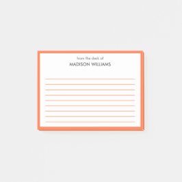 Bloco De Notas Notas mínimas de Posto moderno de tendências de Na