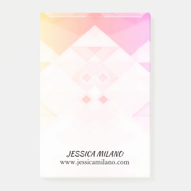 Bloco De Notas Notas Multicolor Personalizadas (Frente)