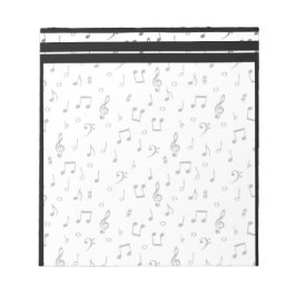 Bloco De Notas Notas Musicais