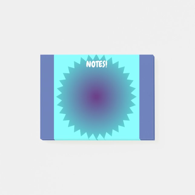 Bloco De Notas "NOTAS!" Notas de posto. (Frente)