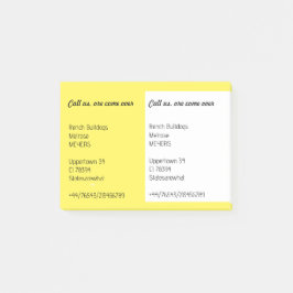 Bloco De Notas Notas para o seu folheto