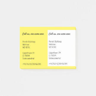 Bloco De Notas Notas para o seu folheto