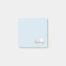 Notas pegajosas do primavera