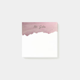 Bloco De Notas Notas pegajosas PERSONALIZADAS AGUARELA