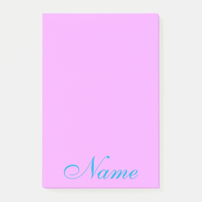 Bloco De Notas Notas pegajosas personalizadas do post-it (Frente)