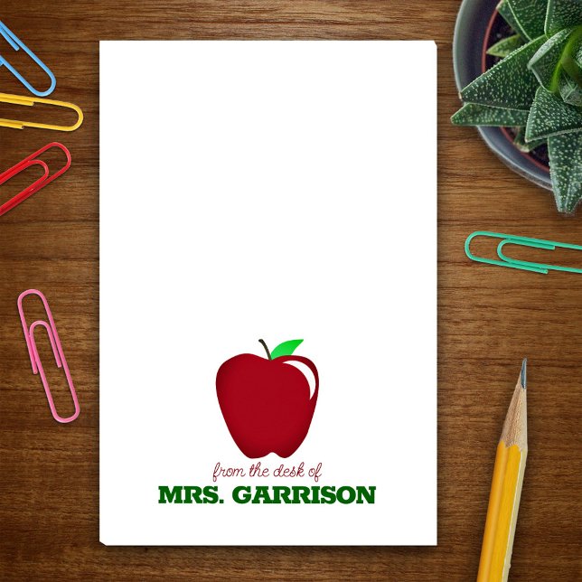 Bloco De Notas Notas personalizadas da Apple brilhante do profess (Criador carregado)