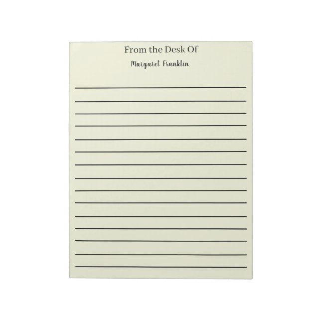 Bloco De Notas Notas personalizadas da mesa de (Invertido)