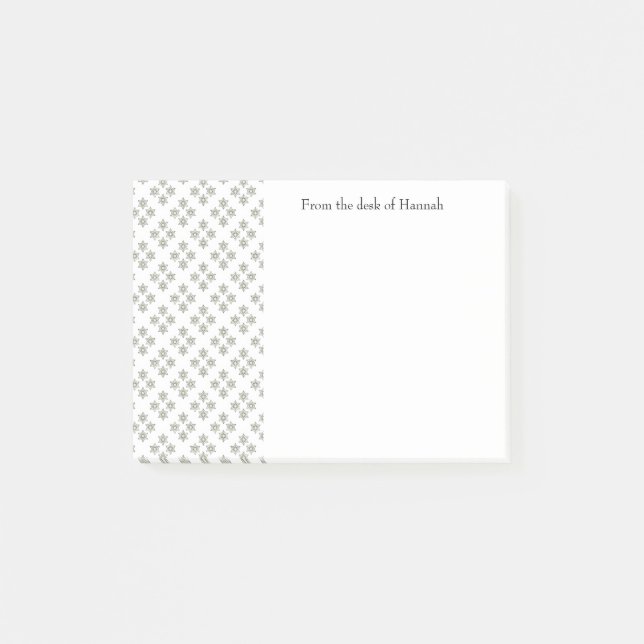 Bloco De Notas Notas personalizadas das Miniestrelas da Art Deco (Frente)