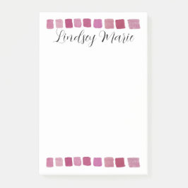 Bloco De Notas Notas PERSONALIZADAS de WATERCOLOR