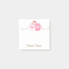 Bloco De Notas Notas personalizadas do café