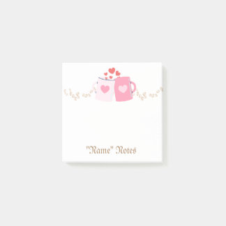 Bloco De Notas Notas personalizadas do café