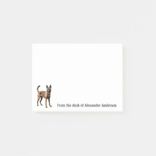 Bloco De Notas Notas Personalizadas do Malinois Belga
