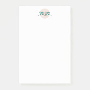 Bloco De Notas Notas personalizadas do Monograma pós-it®