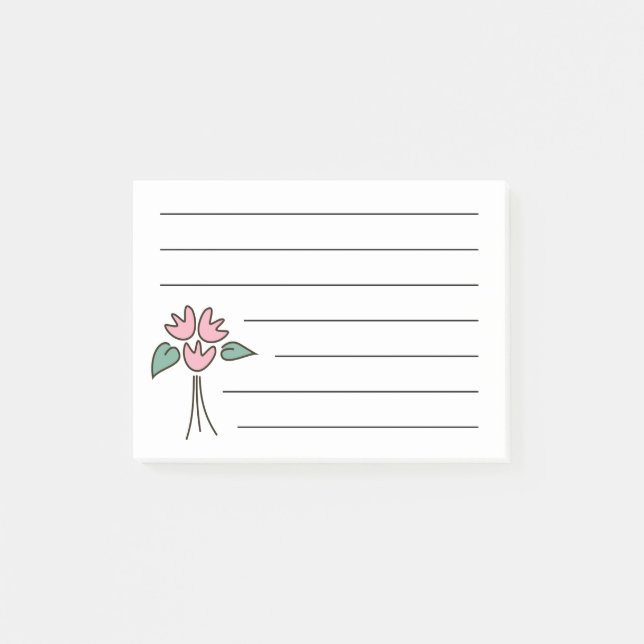 Bloco De Notas Notas personalizadas do Post-it® (Frente)