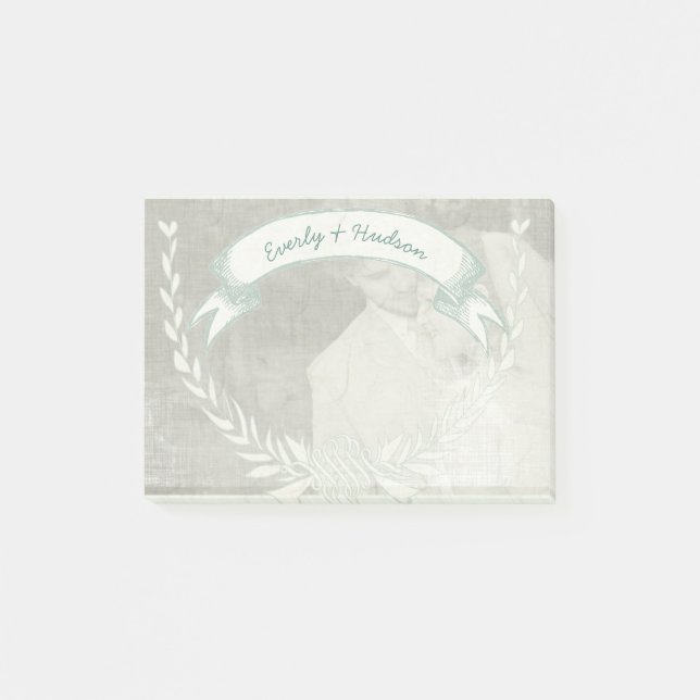 Bloco De Notas Notas personalizadas do seu programa de fotos pós- (Frente)