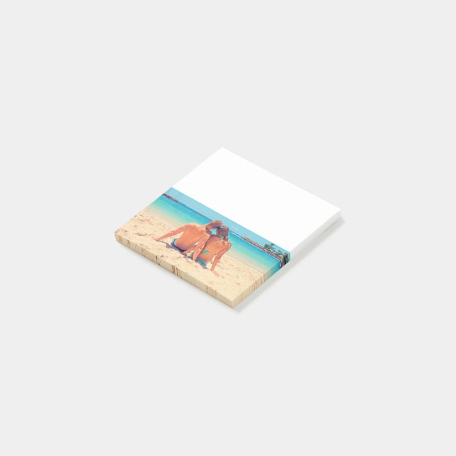 Bloco De Notas Notas Personalizadas Post-it® com Foto (Inclinado)