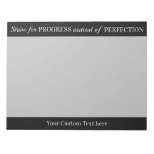 Notas personalizadas PROGRESS vs PERFECÇÃO