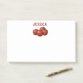 Bloco De Notas Notas Personalizadas Tema Maçã