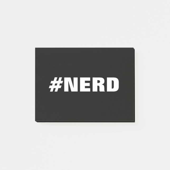 Bloco De Notas Notas pós-it® do #Nerd (Frente)