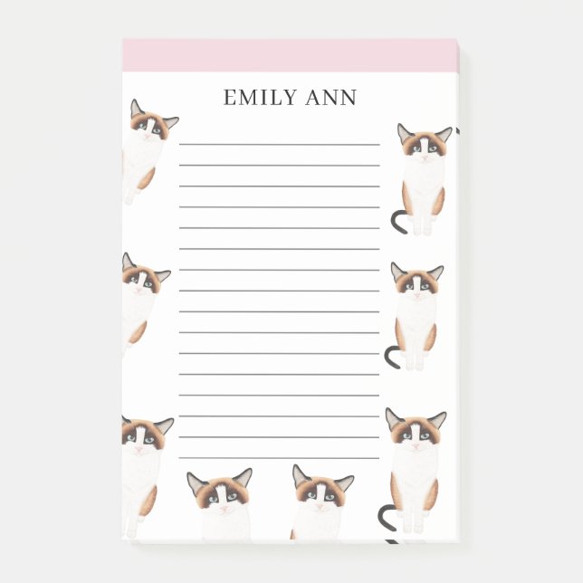 Bloco De Notas Notas pós-ti®, 10" x 6" (Frente)