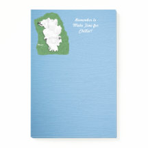 Notas pós-Ti® de reaxamento com Samoyed, 4" x 6"