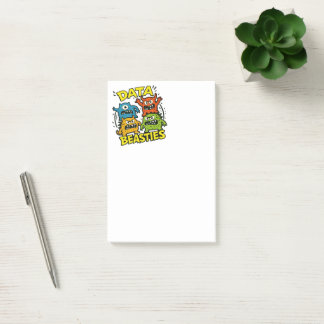 Bloco De Notas Notas Post-it® Growly Data Beasties